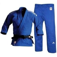 تصویر Ijf لباس جودو آبی Judo Blue B را تأیید کرد آدیداس adidas 