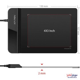 تصویر تبلت طراحی گرافیکی و قلم نوری XP-PEN G430S G430S Digital Painting Graphic Tablet