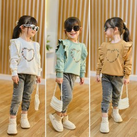 تصویر بلوز تک دخترانه قلب 