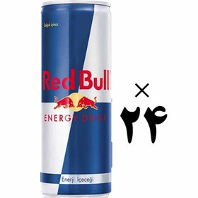 تصویر نوشابه انرژی زا ردبول اصل 24 عددی Red Bull 