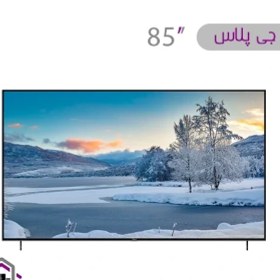 تصویر تلویزیون کیو ال ای دی هوشمند جی پلاس مدل GTV-85SQ848N سایز 85 اینچ 