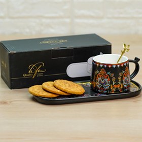 تصویر ست ماگ و زیر ماگی سرامیکی 