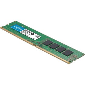 تصویر رم کامپیوتر کروشیال تک کاناله 16 گیگابایت با فرکانس 2666MHz Crucial DDR4 2666MHz 16GB CL19 Desktop Memory