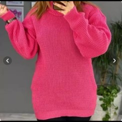 تصویر بافت یقه شل جنس عالی 