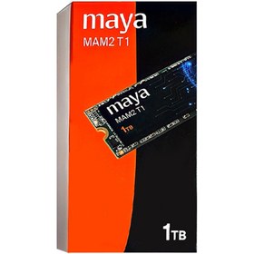 تصویر حافظه SSD اینترنال مایا مدل Mam2 T1 PCIe M.2 2280 NVME ظرفیت 1 ترابایت Maya Mam2 T1 PCIe M.2 2280 NVME 1TB Internal SSD