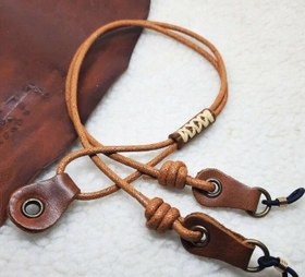 تصویر بند عینک چرمی - مشکی 