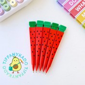 تصویر مداد نوکی فانتزی طرح هندوانه نوک هفت دهم | اقتصادی مناسب گیفت مدرسه 