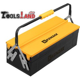 تصویر جعبه ابزار دو طبقه اتومات کنزاکس مدل KTB-1302 Kenzax KTB-1302 automatic two-story tool box