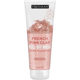 تصویر ماسک صورت خاک رس صورتی فرانسوی فریمن ا Freeman French Pink Clay Peel Off Mask Freeman French Pink Clay Peel Off Mask