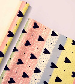 تصویر 3 برگ کاغذ کادو مخمل – 1056 