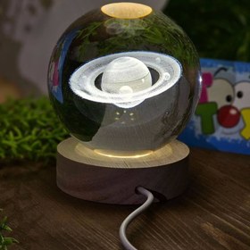 تصویر گوی کریستالی زحل 