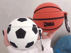 تصویر کاور ایرپاد فانتزی مدل توپ بسکتبال Airpod fantasy basketball ball cover