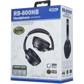 تصویر هدفون بی سیم ریمکس RB-800HB ا Remax RB-800HB Wireless ANC Headphone Remax RB-800HB Wireless ANC Headphone