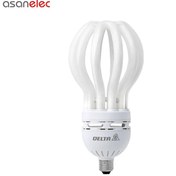 تصویر لامپ کم مصرف دلتا مدل لوتوس ۱۰۵ وات رنگ مهتابی 