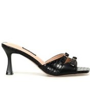 تصویر دمپایی مشکی زنانه سیاه 3pr اورجینال Nine West 