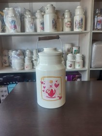تصویر ظرف روغن روحی10 لیتری - بانکه روحی - سطل شیر فانتزی - دبه شیر بوش یکتا 