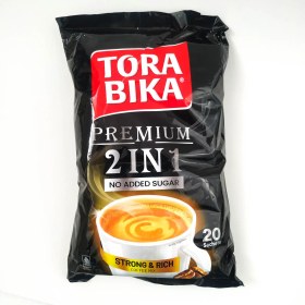 تصویر کافی میکس تورابیکا مدل پرمیوم 2در1 بدون شکر 20عددی Torabika Premium 2 in 1 coffee mix without sugar