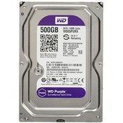 تصویر هارد ۵۰۰ گیگ بنفش Western Digital Purple 500G