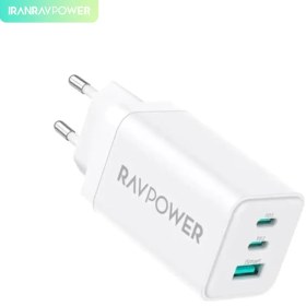 تصویر شارژر دیواری راوپاور 65 واتی تکنولوژی گان مدل Ravpower pc-172 Ravpower rp-pc172 wall charger