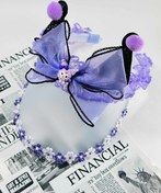 تصویر کلاه بچه گانه طرح دار - پاپیونی کرومی 