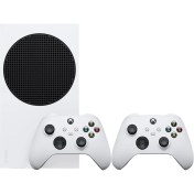 تصویر کنسول بازی مایکروسافت مدل XBOX SERIES S ظرفیت 512 گیگابایت به همراه دسته اضافی سفید 