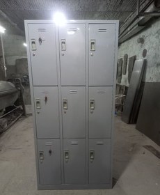 تصویر کمد باشگاهی ۹ درب Club wardrobe with 9 doors