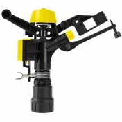 تصویر آبپاش پلیمری ویسپار تنظیم شونده مشکی زرد 