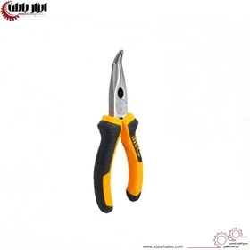 تصویر انبر دم باریک دم کج اینکو "Ingco HBNP08168 6 Ingco HBNP08168 Mini Bent Nose Pliers