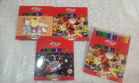 تصویر مداد رنگی ۲۴ عددی MGM 