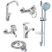 تصویر ست شیرآلات فراست پویا مدل تنسو پلاس مجموعه 6 عددی 