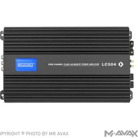 تصویر آمپلی فایر خودرو لئودو مدل LC504 Leodo LC504 car amplifier