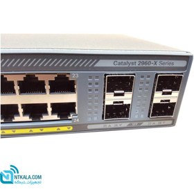 تصویر سوئیچ شبکه سیسکو 24 پورت WS-C2960X-24PS-L  (استوک) Cisco WS C2960X 24PS L Switch