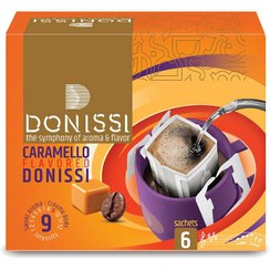 تصویر دریپ بگ دونیسی donissi کاراملو 100 درصد عربیکا Drip Bag Donissi 100 percent Arabica, caramel flavor