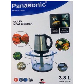 تصویر خردکن دوکاسه 3.8 لیتر پاناسونیک مدل S-226 با 6 تیغ اضافه 