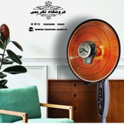 تصویر بخاری حرارتی تابشی ساینا مدل ECO PLUS رنگ مشکی 