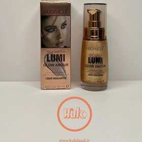 تصویر شیمر بدن مایع هدی موجی - نقره ای HudaMoji Liquid Highlighter