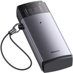 تصویر رم ریدر بیسوس مدل WKQX060013 ا Baseus WKQX060013 USB-A to SD/TF Card Reader Baseus WKQX060013 USB-A to SD/TF Card Reader