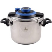 تصویر زودپز استیل زوپینی مدل الیت Zopini Steel PRESSURE COOKER Elite Model