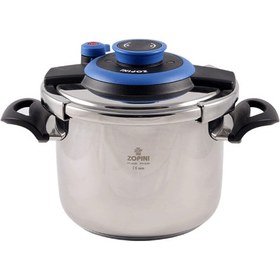 تصویر زودپز استیل زوپینی مدل الیت Zopini Steel PRESSURE COOKER Elite Model