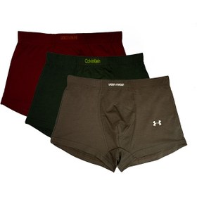 تصویر شورت نیم پا نخ ویسکوز – 3 عددی سایز 