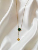 تصویر گردنبند ونکلیف سبز 