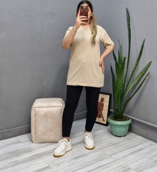 تصویر تیشرت قواره دار ساده 