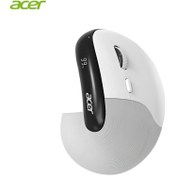 تصویر موس ایسر ورتیکال سایلنت بلوتوث وایرلس شارژی مدل Acer OMR217 Vertical Silent Wireless Bluetooth Dual Mode White - موجودی دفتر تهران 