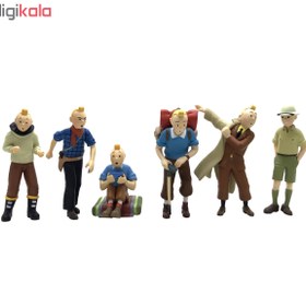 تصویر فیگور تن تن ست ۶ عددی 