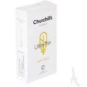 تصویر کاندوم فوق العاده نازک چرچیلز بسته ۱۲ عددی با رایحه وانیل 