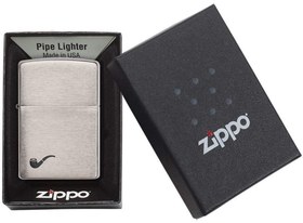 تصویر فندک زیپو مدل Zippo Brfin.chr pipe lighter کد 200PL ا Zippo Brfin.chr pipe 200PL lighter Zippo Brfin.chr pipe 200PL lighter