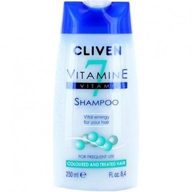 تصویر شامپو موهای رنگ شده هفت ویتامینه کلیون ا Cliven 7 Vitamins Shampoo for Colored and Treated Hair Cliven 7 Vitamins Shampoo for Colored and Treated Hair