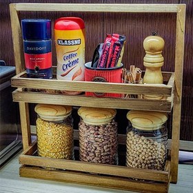 تصویر استند دوطبقه ساده 