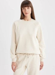 تصویر سویشرت راسته زنانه | دفاکتو Defacto V2697AZ24WN 