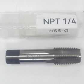 تصویر قلاویز ماشینی NPT سایز 1/4 MACHINE TAP NPT 1/4 HSS_G